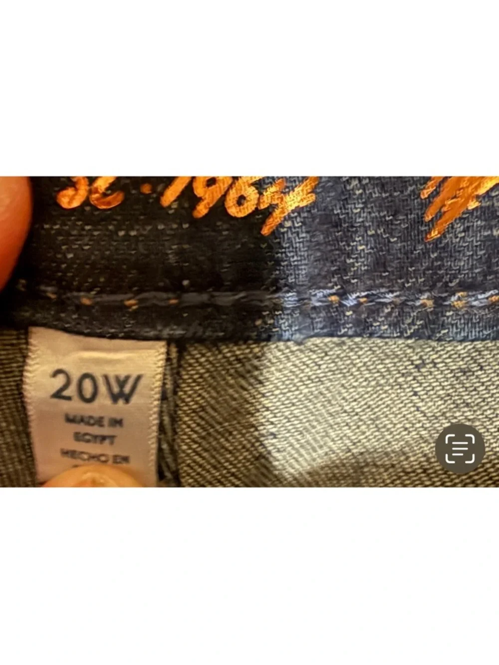 Seven7 Bombshell High Rise Bootcut Jeans Womens 20W NWT Dark Wash Stretch - Picture 4 of 6